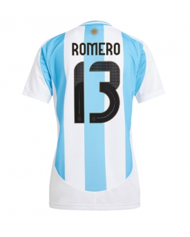 Argentina Cristian Romero #13 Maglia Gara Casa Repliche Copa America 2024 Donna